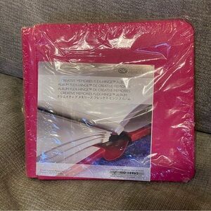 New Sealed Pink Creative Memories Flex Hinge Album 7”x7”